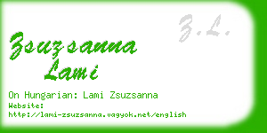 zsuzsanna lami business card